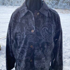 Gloria Vanderbilt Casuals Denim Jacket Size XL